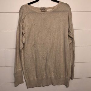 Oatmeal sweater tunic